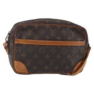 Authentic LOUIS VUITTON Monogram Trocadero 27 Shoulder Bag M51274 LV